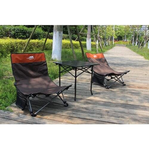 Outdoor portable leisure reclining chair for sitting and lying folding chair lunch break bed chair fishing camping mountainee