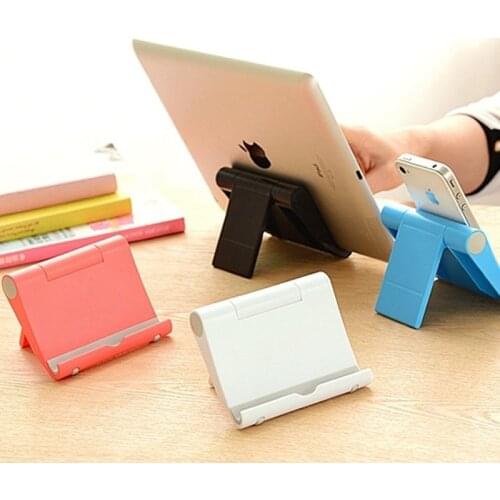 Universal Adjustable Foldable Cell Phone Tablet Desk Stand Holder Smartphone Mobile Phone Bracket for iPad Samsung iPhone Xiaomi