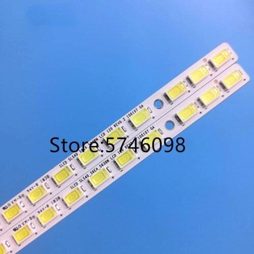 10Pieces/lot LED Strip for Toshiba Element 40'' LJ64-02267A LJ64-02268A 40SL733 40WL733 457MM 56LEDS 100%NEW