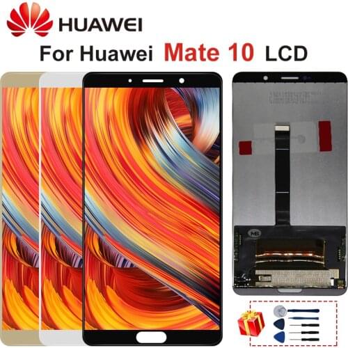 100% Tested 5.9" For Huawei Mate 10 LCD ALP-AL00 ALP-L09 ALP-L29 LCD Display Touch Screen Digitizer Assembly Part With Frame Mat