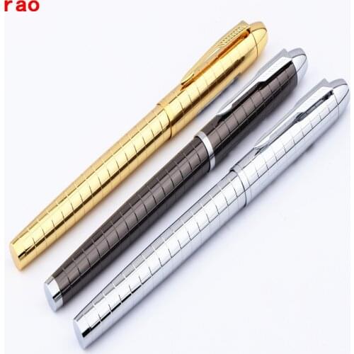 3 Colour Luxury High quality 870 metal Line Business office Medium Nib Fountain Pens New