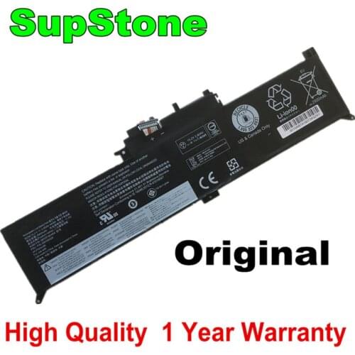 SupStone Genuine 44Wh 00HW026 00HW027 Laptop Battery For Lenovo ThinkPad Yoga 260 370 X380 01AV432 01AV434 SB10F46465 SB10K97589