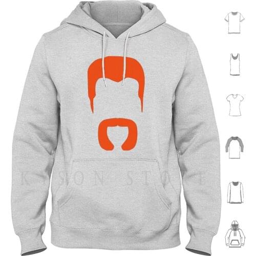 Abraham Minimalistic Beard Hoodies Long Sleeve Abraham Twd The Walking Dead Glenn Rick Carol Zombies