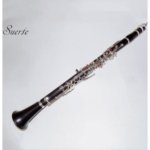 Bb Ebony Clarinet Professional Musical instruments 17 keys Clarinete Italy Pads with ABS Case Gloves Reed