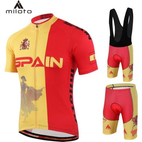 MILOTO cycling jersey sets Mens short sleeves cycling clothing sportswear outdoor mtb ropa ciclismo conjunto triathlon suits