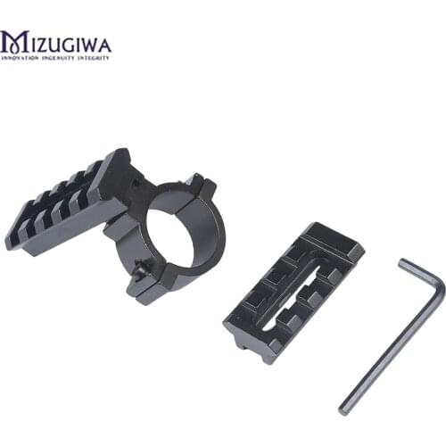 Hunting Spirit Rifle Bubble Level Scope Mount for 25.4 mm Barrel Ring Adapter 20mm Picatinny Weaver Rail Gun Sight Scope Mount