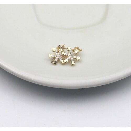 MADALENA SARARA S925 Needle Dangle Earring AAAA Cubic Zirconia And Crystal Inlaid Snow Flower Style Girls Earring