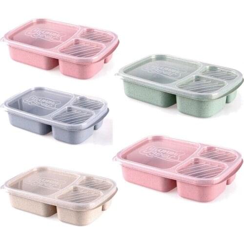 Microwave Bento Lunch Picnic Fruit Food Container Kitchen Storage Box US Seller Bento Box