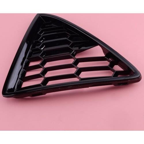 ABS Black Left Front Lower Bumper Grille Cover Honeycomb Trim Fit for Ford Focus 2012 2013 2014 CP9Z17K946ACP BM51 17K947 CF5UAW