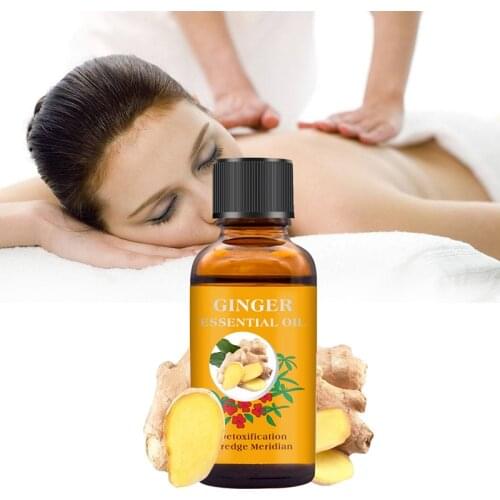 Natural Ginger Essential Oil Body moisturizes Firms Skin Massage Oil Nourishes Soothes Relaxes Body Massage SPA Essential Oil