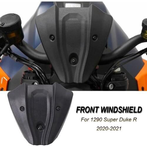 NEW Black High quality ABS Plastic Motorcycle Accessories Front Windshield Windscreen For 1290 Super Duke R 2020 2021