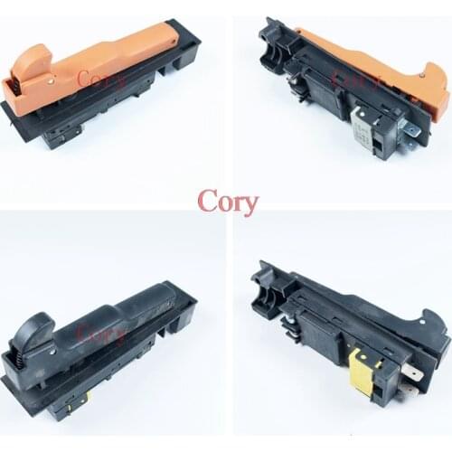 AC 250V 12A Orange/Black Button Lock On Trigger Switch for Makita 180 G18SE2 Angle Grinder