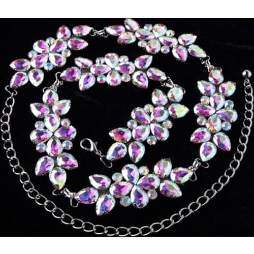 Women Belly Dance Accessories Rhinestone Waists Belt Belly Dance jewelry accessories clothing accessories gemstone jewelr Belt