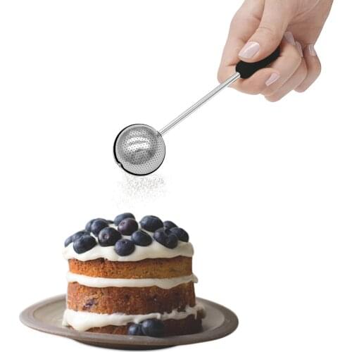 Sugar Flour Baker’s Dusting Wand Sugar Powder Spoons Kitchen Accessories Specialty Tools Spices Stainless Steel Flour Spoon