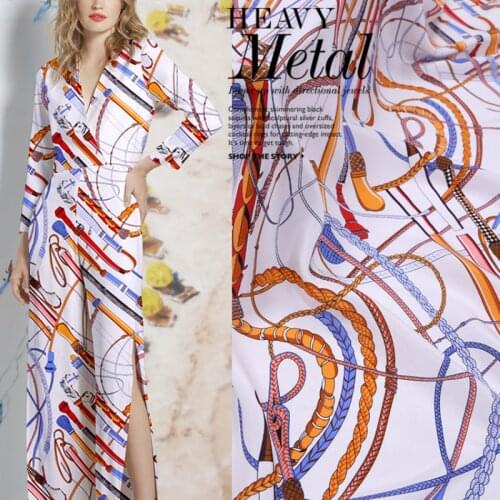 Printed Silk Crepe De Chine Fabric 100% Mulberry Soft Breathable Skin-friendly Shirt Dress Harem Pants Apparel Fabrics Alibaba