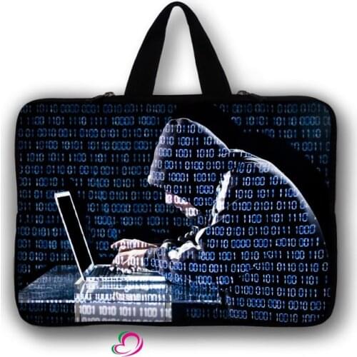 Hacker Laptop Bag Women Men 13.3 15.6 16 inch Case For Macbook Air Pro 13 14 15 Bags For Xiaomi Acer Notebook ziper Sleeve