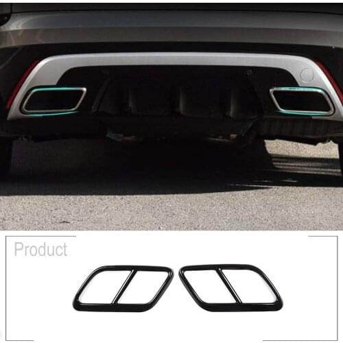 For Land Rover Range Rover Velar 2017 2018 2019 304 Stainless Steel Pipe Throat Exhaust Outputs Tail Frame Trim