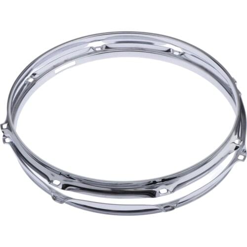 2 Pcs Solid 8 Lug Drum Hoop Snare Side Hoop Musical Instruments Percussion Parts Accessories
