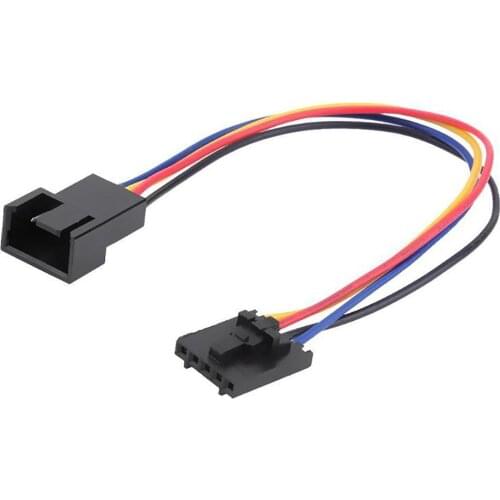 3-4/4/5Pin to 4Pin Fan Connector Adapter Converter Extension Cable Wire for Dell styles 5 pin Latch styles PC Laptop