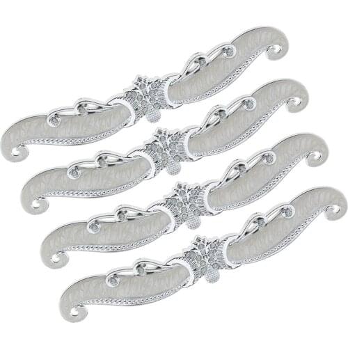 4 Pieces Shiny Rhinestone Picture Frame Corner Wedding Photo Frame Corner Protector Supplies 29x5cm