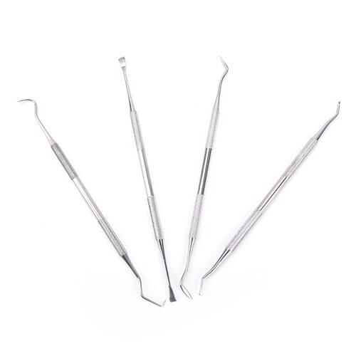 4 Pcs/lot New Stainless Steel Rifle Cleaning Picks Gun Cleaning Pick Brush Design-A High Quality