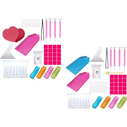 Diamond Painting Tools sets 5D Diamond Painting Accessories Kits Storage Box Point Sticker Drill Pen Set