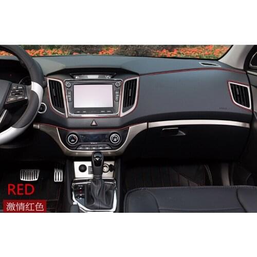 Automobile decorative strip interior decoration line refitting special door panel gap instrument panel decoration for BMW