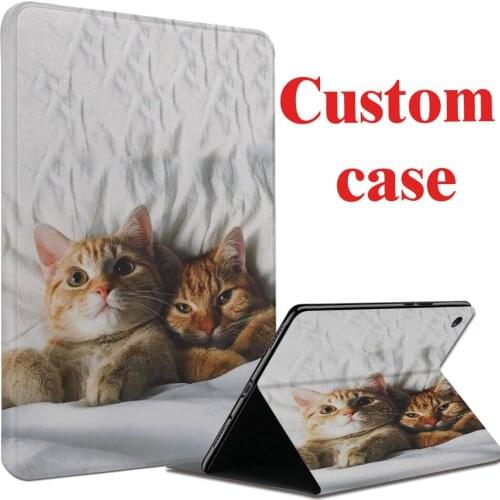 For New iPad 10.2 inch model A2197 Cover, Personalized Retro Photo Leather Book Stand case for iPad 10.2 inch 2019 7th Gen case