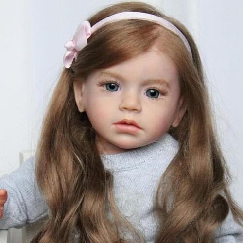 Reborn Doll Parts for 25inch Baby ISABELLA Baby Doll Kit Soft Touch Diy Unfinished Reborn Doll Kits Drop Shipping