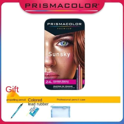24 skin color prismacolor premier pencil,Prismacolor Soft Colored Pencils,artist sketching pencils with extra Gift tool PC1077