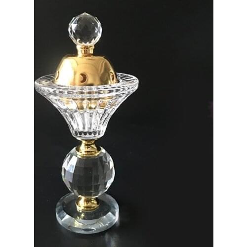 Arabian Artificial Crystal Incense Holder for Bakhoor Oud Frankincense Burner Cone Charcoal Yoga Spa Aromatherapy Decor