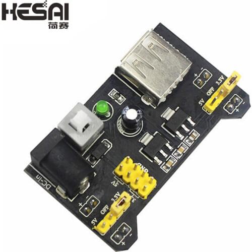 Smart Electronics MB102 Breadboard Power Supply Module 3.3V 5V Solderless Breadboard Voltage Regulator for arduino Diy Kit