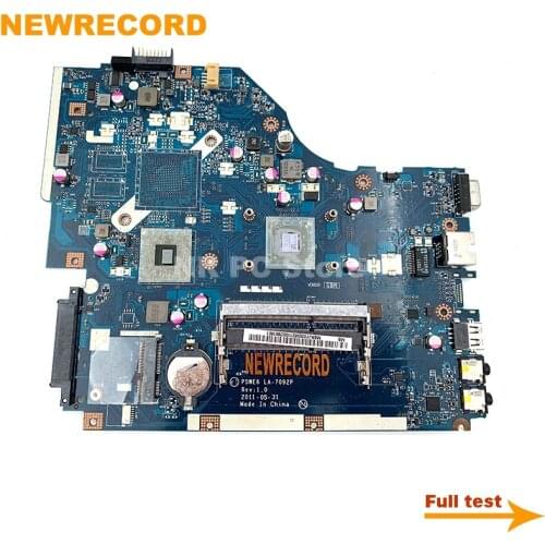 NEWRECORD for acer aspire 5250 5253 laptop motherboard MBRJY02006 P5WE6 LA-7092P AMD CPU onboard DDR3 main board full test
