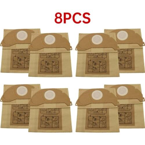 8pcs Vacuum cleaner dust parper bag replacement for Karcher A2000 2003 2004 2014 2024 2054 2064 2074 S2500 WD2200 2210 2240 2250