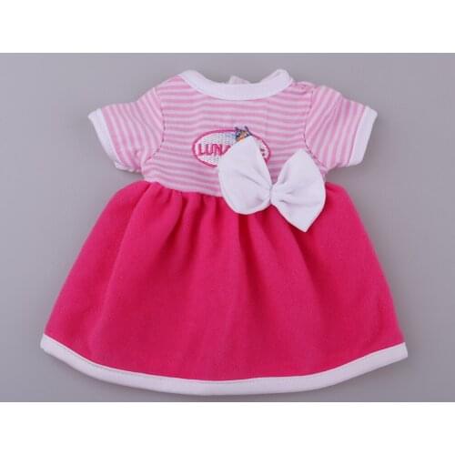 Rose Red Dolls Skirt Costume Outfits for 25cm MellChan Girls Doll Accessory