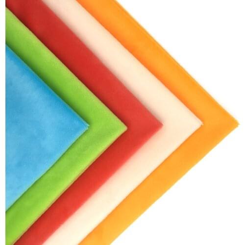 2017 New 5 Pieces Colorful Group Fabrics Textile Children Knit Fabric Polyester Eco-Friendly For Soft Toys Baby Bedding 45x50cm