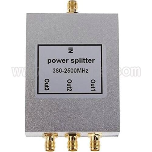 New 3 Way SMA Power Splitter 380mhz~2500MHz,SMA female power divider signal cable splitter female divider Free shipping