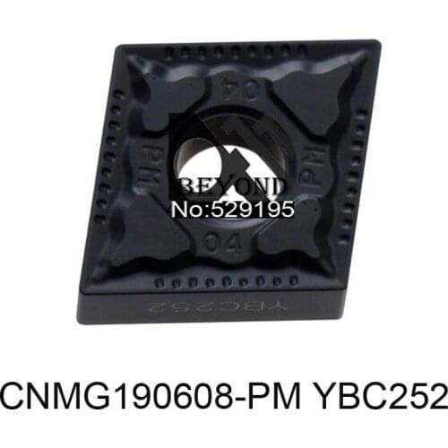 Original CNMG190608-PM YBC252 CNMG190608 CNMG 190608 Carbide Inserts Lathe Cutter Tools Turning Tool CNC torno de bancada