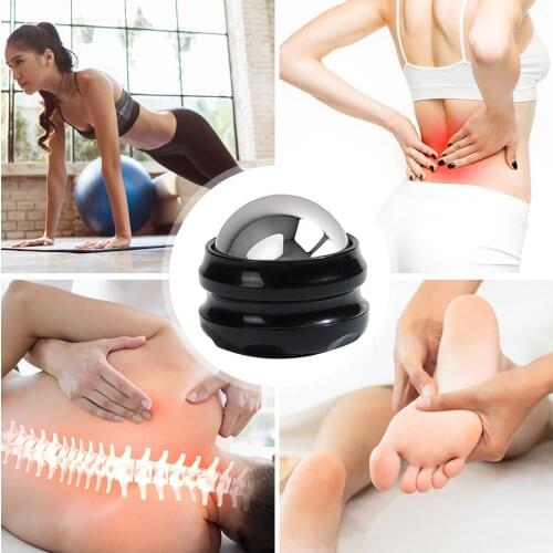 Portable Anti-Aging Body Skin Massager Cryosphere Cold Massage Roller Balls Skin Relaxing Hand Massage Tools