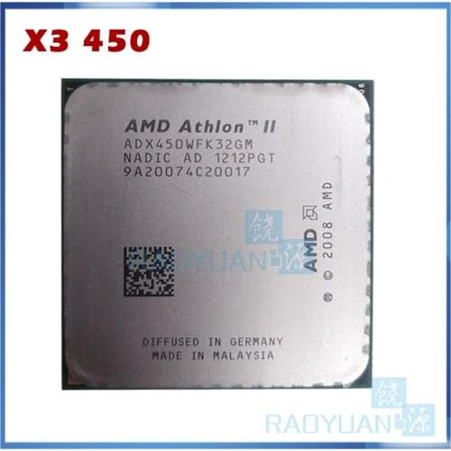 AMD Athlon II X3 450 X3-450 3.2GHz Triple-Core CPU Processor ADX450WFK32GM Socket AM3 938pin
