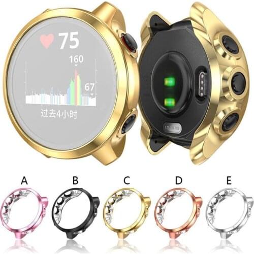 Electroplate Transparent TPU Case Cover For G-armin Forerunner 645/645 Music Smart watch accessories Protector Shell