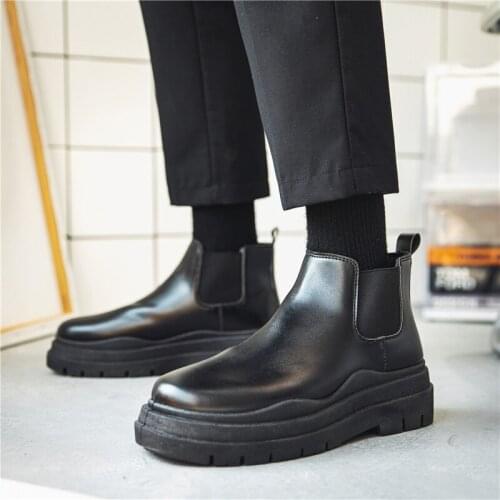 Мужские ботинки челси Purziro China At AliExpress