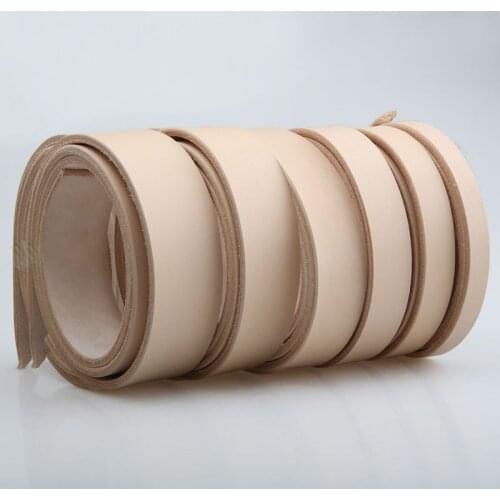 Italian primary color plant tanning leather belt belt headless semi-finished belt belt belt instead of handmade DIY head layer c