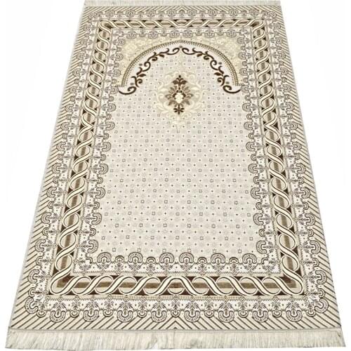 Luxury Special Mat For Prayer My Salah Cotton Velvet Muslim Quran Box Outdoor Tiles Islam Carpet Kilim Rug Mosque Modern Stylish