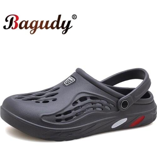 Men Summer Sandals Fashion Soft Sole Massage Beach Sandals Casual Non-slip Slides Breathable Comfortable sports Sandals size 45