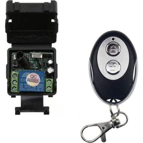 Universal DC 24 v 1CH mini RF wireless remote control radio switch receiver transmitter 433MHZ