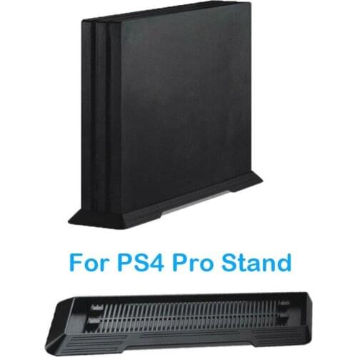 Vertical Stand Dock Cooling Mount Bracket Anti-Slip Secure Base for Sony Playstation 4 PS4 Pro Game Console Host Cradle Holder