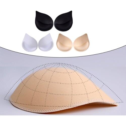 1 Pair Bra Insert Breast Pads Push Up Enhancing Cup Lifter Contour Shaper Padded Lightweight Resilient for Sports