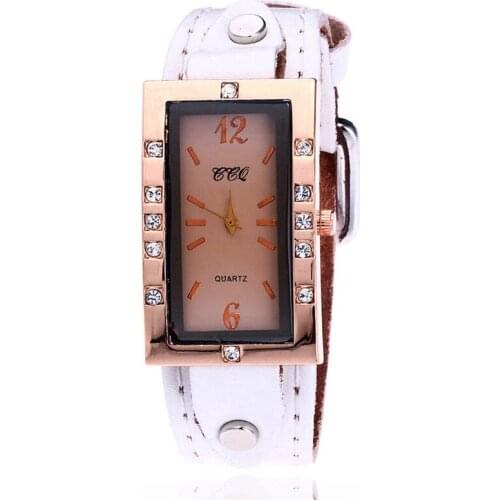 Ladies Luxury Quartz Watch Dark Green Diamond Cow Leather Wrist Watch Stainless Steel Buckle Ladies Fashion Business Watch