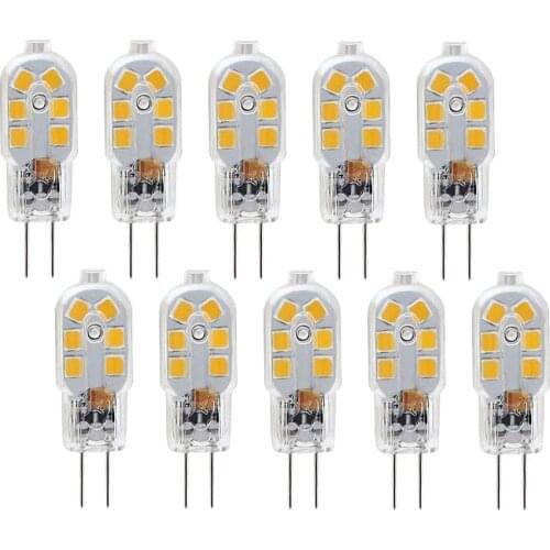 10Pcs G4 LED Lamp Bulb Bi-Pin Base 3W AC/DC12V Lampada LED Bulb SMD2835 Spotlight Chandelier Lighting Replace Halogen Lamp